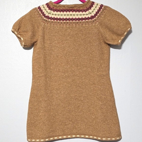 Mossimo Supply Co Brown Nordic Print Sweater Dress Winter Women - Picture 2 of 12